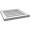 Ekena Millwork Vertical Surface Mount PVC Gable Vnt: Non-Functional, w/2"W x 1-1/2"H, Brickmould Frame, 18"W x 18"H GVPVE18X1802SN - alternate 2